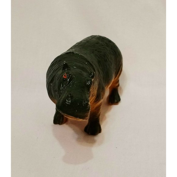 Hippopotamus Hippo Figure Gray Tan 4.5"  1998 TM P - Picture 2 of 10